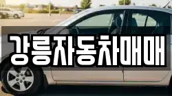 강릉자동차매매