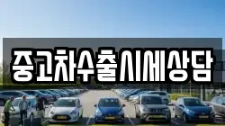 중고차수출시세상담