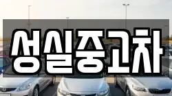 성실중고차