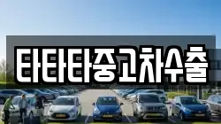 타타타중고차수출