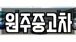 원주중고차