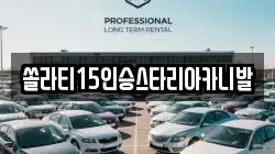 쏠라티15인승스타리아카니발