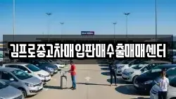 김프로중고차매입판매수출매매센터