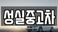성실중고차