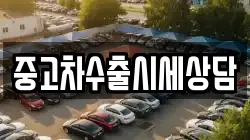 중고차수출시세상담