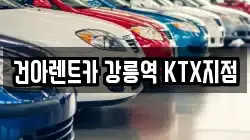 건아렌트카 강릉역 KTX지점