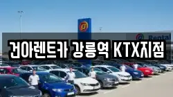 건아렌트카 강릉역 KTX지점