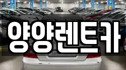 양양렌트카