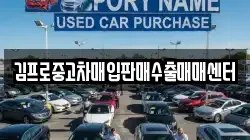 김프로중고차매입판매수출매매센터