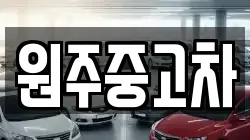 원주중고차