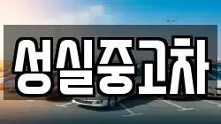성실중고차
