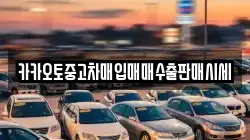카카오토중고차매입매매수출판매시세