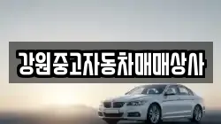 강원중고자동차매매상사