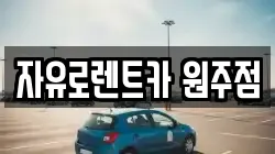 자유로렌트카 원주점