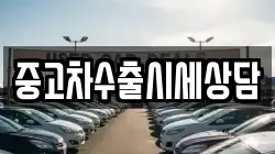 중고차수출시세상담