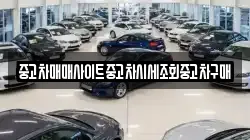 중고차매매사이트중고차시세조회중고차구매