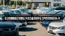 중고차매매최고가매입24시간출장비무료견적현장방문지누카