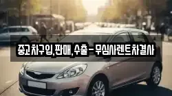 중고차구입,판매,수출-무심사렌트차결사