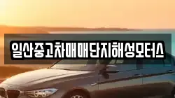 일산중고차매매단지해성모터스