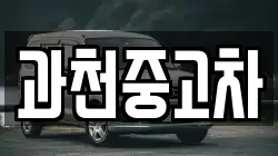 과천중고차