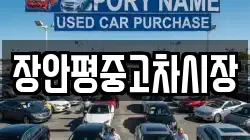 장안평중고차시장
