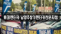 롯데렌터카 남양주장기렌터카전문지점
