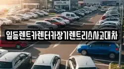 일등렌트카렌터카장기렌트리스사고대차