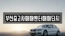 부천중고차매매센터매매단지