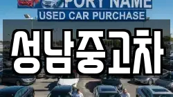 성남중고차