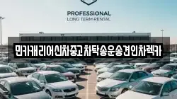 민카캐리어신차중고차탁송운송견인차렉카