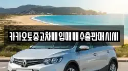 카카오토중고차매입매매수출판매시세