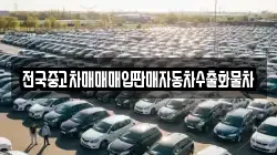 전국중고차매매매입판매자동차수출화물차