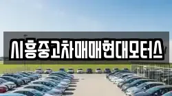 시흥중고차매매현대모터스