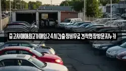 중고차매매최고가매입24시간출장비무료견적현장방문지누카