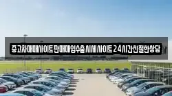 중고차매매사이트판매매입수출시세사이트24시간친절한상담