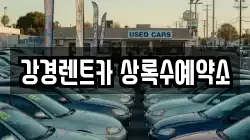 강경렌트카 상록수예약소