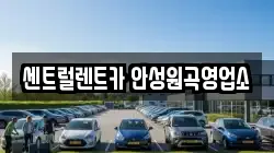 센트럴렌트카 안성원곡영업소