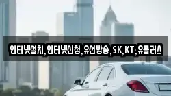 인터넷설치,인터넷신청,유선방송,SK,KT,유플러스