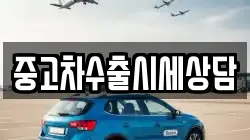 중고차수출시세상담