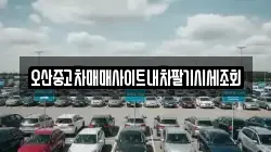 오산중고차매매사이트내차팔기시세조회