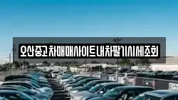 오산중고차매매사이트내차팔기시세조회