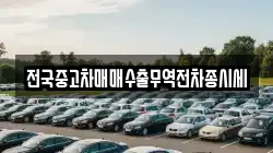 전국중고차매매수출무역전차종시세
