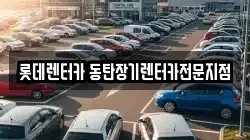 롯데렌터카 동탄장기렌터카전문지점