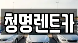 청명렌트카