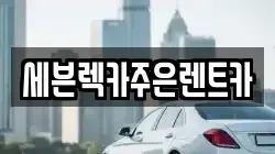 세븐렉카주은렌트카