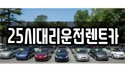 25시대리운전렌트카