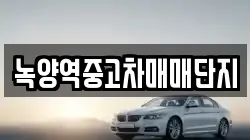 녹양역중고차매매단지