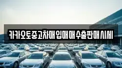 카카오토중고차매입매매수출판매시세