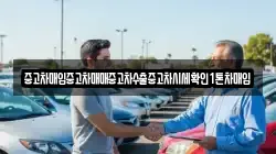 중고차매입중고차매매중고차수출중고차시세확인1톤차매입