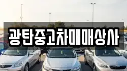 광탄중고차매매상사